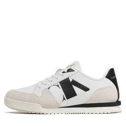 

Снікерcи Calvin Klein Jeans Low Profile Runner Mod Vint YM0YM00695 Bright White/Creamy White/Black YBR, Écru
