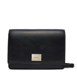 Calvin Klein Borsetta Calvin Klein Hardware Flap Crossbody K60K612967 Nero