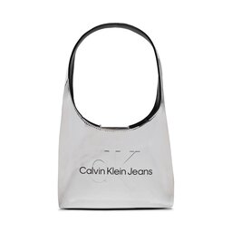 Calvin Klein Jeans Handtasche Calvin Klein Jeans Sculpted Arc Shoulderbag22 K60K611860 Silberfarben