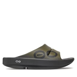 

Шльопанці OOfos Ooahh Sport Tactical Green, Зелений