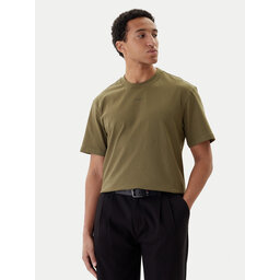 HUGO HUGO T-Shirt Dapolino 50488330 Khakifarben Relaxed Fit