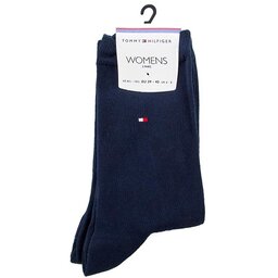

Набір 2 пар високих жіночих шкарпеток Tommy Hilfiger 371221 Midnight Blue 563, Cиній