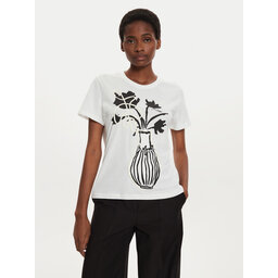 Desigual Desigual T-Shirt Shadow 24WWTK11 Λευκό Regular Fit