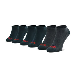 Levi's® Set di 3 paia di calzini corti unisex Levi's® 37157-0174 Dark Denim