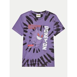 OVS OVS Marškinėliai 1984161 Violetinė Regular Fit