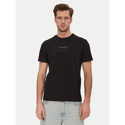 Calvin Klein Calvin Klein Camiseta Editorial Logo K10K114172 Negro Regular Fit