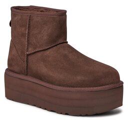 Ugg Śniegowce Ugg W Classic Mini Platform 1134991 Brązowy