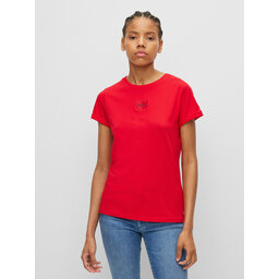 HUGO Hugo T-shirt Redlabel 50456008 Ružičasta Slim Fit
