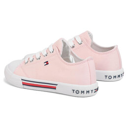 

Кеди Tommy Hilfiger Low Cut Lace-Up Sneaker T3A4-30605-0890 M Pink 302, Рожевий
