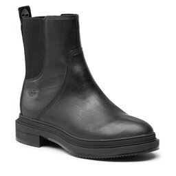 Timberland Jātnieku stila puszābaki Timberland Lisbon Lane Chelsea TB0A2587015 Black Full Grain