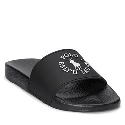 Polo Ralph Lauren Чехли Polo Ralph Lauren P. Slide/Cb 809892947007 Polo Black/White Cr Logo