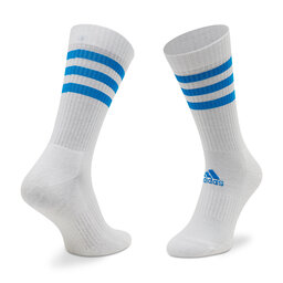 

Набір з 3 пар низьких шкарпеток unisex adidas 3-Stripes Cushioned Crew HE4993 White/Medium Grey Heather/Atered Blue, Голубий