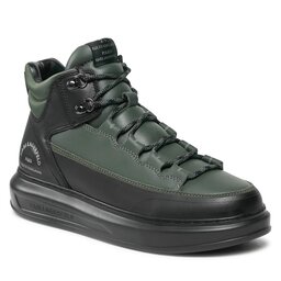 KARL LAGERFELD Sneakersy KARL LAGERFELD KL52585A Combat Lthr w/White