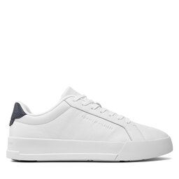 Tommy Hilfiger Sneakers Tommy Hilfiger Th Court Better Lth Tumbled FM0FM04972 Weiß