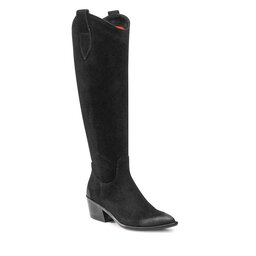 R.Polański Stiefel R.Polański 1416 Czarny Zamsz