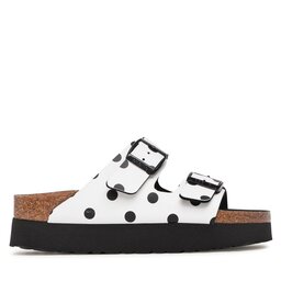 

Босоніжки Birkenstock Arizona 1015878 White /Black Dots, Чорний