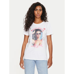 Guess Guess Футболка Ss Malibu Girl Easy W4GI54 K9RM1 Білий Regular Fit