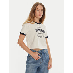 Guess Guess Póló V4BI08 K8FQ4 Fehér Boxy Fit