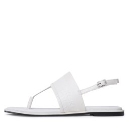 

Босоніжки Calvin Klein Almond Tp Sandal HW0HW01536 Marshmallow Mono 0LI, Écru