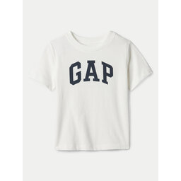 Gap Gap Marškinėliai 888285-02 Balta Regular Fit