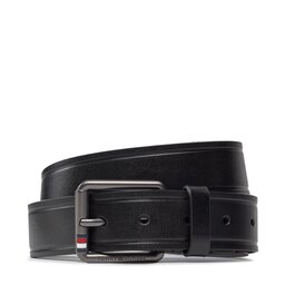 Tommy Hilfiger Herrengürtel Tommy Hilfiger Casual Leather 3.5 AM0AM12066 Black BDS