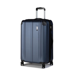 Travelite Średnia Twarda Walizka Travelite City 73048-20 Marine