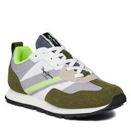 

Снікерcи Pepe Jeans Foster Boy Print PBS30554 Army Green 716, Зелений