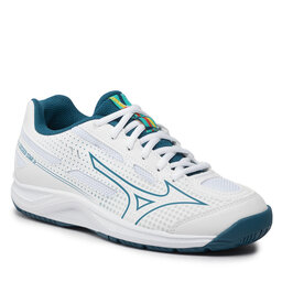 Mizuno Skor Mizuno Exceed Star Jr. Ac 61GA225530 White/Maroccan Blue/Turqoise