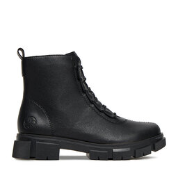 Rieker Schnürschuhe Rieker Y7150-00 Schwarz