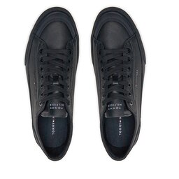 

Снікерcи Tommy Hilfiger Corporate Vulc Leather FM0FM04953 Black BDS, Чорний