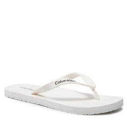Calvin Klein Šlepetės per pirštą Calvin Klein Ff Comfort HM0HM00459 Bright White YAF