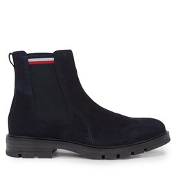 

Челсі Tommy Hilfiger Corpoarte Hilfiger Suede Chelsea FM0FM04803 Desert Sky DW5, Голубий