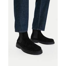 Calvin Klein Klassische Stiefeletten Calvin Klein Combat Ess Chelsea Boot Su YM0YM01372 Schwarz