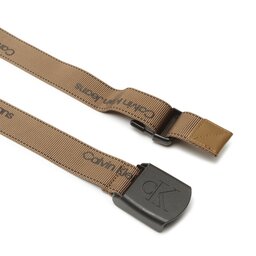 

Чоловічий ремінь Calvin Klein Jeans Plaque Logo Webbing Belt 38Mm K50K510473 GC7, Хакі