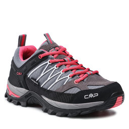 CMP Botas de trekking CMP Rigel Low Wmn Trekking Shoe Wp 3Q54456 Grey/Corallo 67UL