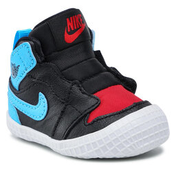 Nike Обувь Nike Jordan 1 Crib Bootie AT3745 046 Black/Dk Powder Blue/Gym Red