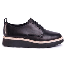 

Оксфорди Clarks Trace Walk 261502224 Black Leather, Чорний