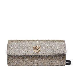 PINKO Bolso PINKO Love Tiny Brids Wallet C AI 25-26 PCPL 103765 A20D Oro