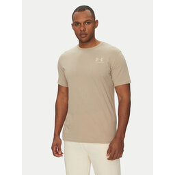 Under Armour Under Armour Marškinėliai Left Chest Logo SS 1326799 Smėlio Loose Fit