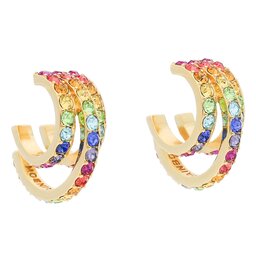 Kurt Geiger Обици Kurt Geiger Rainbow Triple Hoops 8843069429 Mult/Other