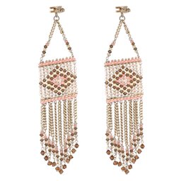 

Сережки Elisabetta Franchi OR-24F-32E2-V250 Oro/Rosa P06, Біле золото
