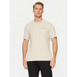 Calvin Klein Calvin Klein Camiseta Micro Logo Interlock T-Shirt K10K109894 Beis Regular Fit