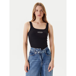 Guess Jeans Guess Jeans Marškinėliai W5YP35 KA0H1 Juoda Regular Fit