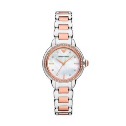 Emporio Armani Pulkstenis Emporio Armani Mia AR11569 Silver/Rose gold