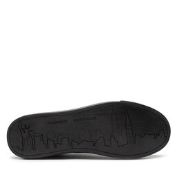 

Снікерcи Tommy Hilfiger Corporate Logo Leather Vulc FM0FM04076 Black BDS, Чорний