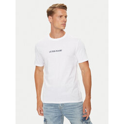 Guess Jeans Guess Jeans T-Shirt M4YI52 K8HM0 Weiß Slim Fit