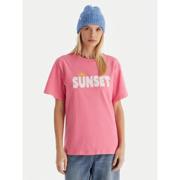 Roxy Roxy Camiseta Sunnyoversize Easy ERJZT06033 Rosa Oversize