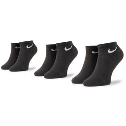 Nike 3 pares de calcetines cortos unisex Nike SX7667-010 Negro