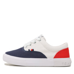 

Кросівки Tommy Hilfiger Low Cut Lace-Up Sneaker T3X9-32826-0890 M Blue/White/Red Y004, Білий