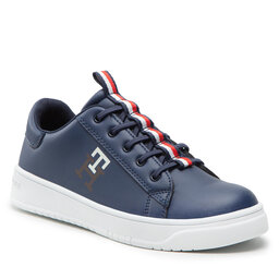 Tommy Hilfiger Tenisice Tommy Hilfiger Low Cut Lace-Up Sneaker T3B9-32466-1355 S Blue 800